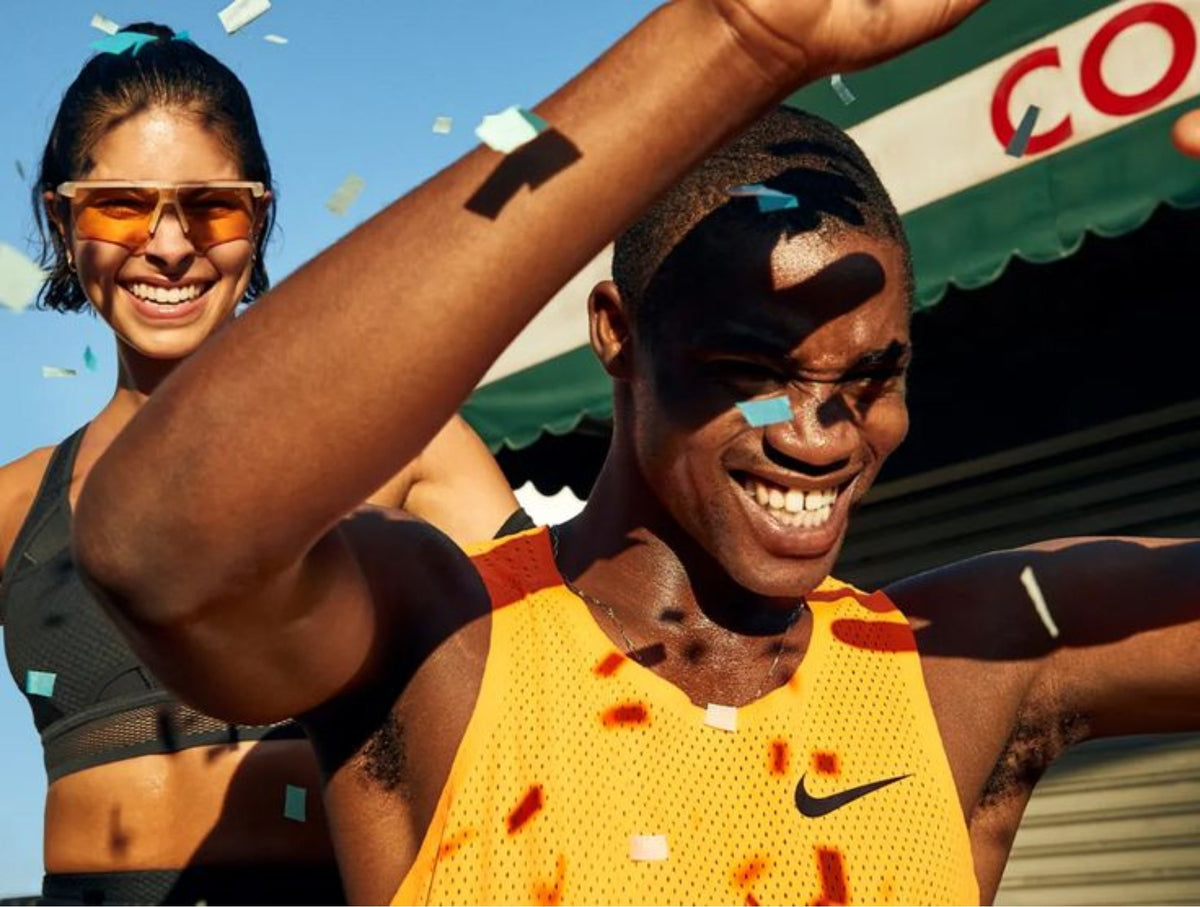 We went to the Oakland Marathon